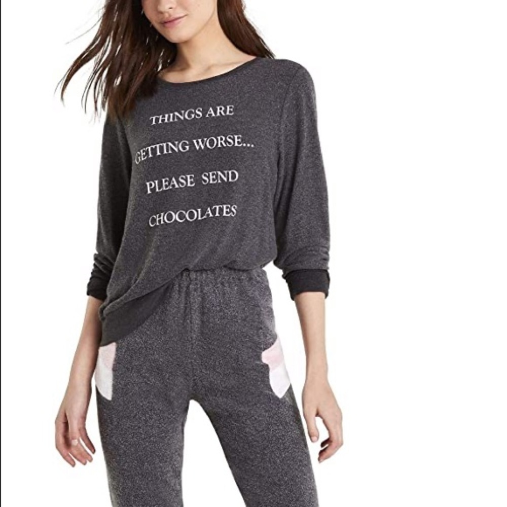 Wildfox Classic Send Chocolates Sweatshirt